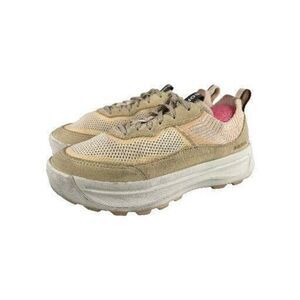 Sorel Womens Ona 503 Knit Low Shoes US 7.5 Tan Beige Platform Sneakers